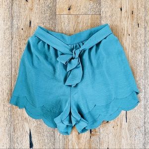 Dusty green shorts